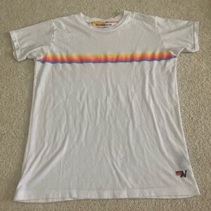 Aviator Nation Kids Striped T-shirt- Size 14 youth